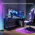 Ustellar LED Stehlampe Wohnzimmer, Smart RGB+ICW LED Standleuchte Dimmbar, Ecklampe mit Fernbedienung und APP, 16 Millionen Farben & Musikmodi, DIY-Modus, Timing-Funktion für Schlafzimmer Gaming