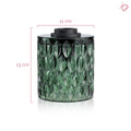 Pauleen 48023 Crystal Magic Tischleuchte max. 20W Tischlampe für E27 Lampen Nachttischlampe Grün 230V Glas ohne Leuchtmittel