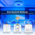 TOPPLEE Led Deckenleuchte Dimmbar,RGB Farbwechsel Deckenlampe mit Fernbedienung,Sternenhimmel Lampe für Kinderzimmer,Schlafzimmer,Wohnzimmer