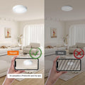 Yexati 6 Stück Deckenlampe LED Deckenleuchte Flach Rund 15W 6500K 1620LM IP44 Wasserfest Modern Badezimmer Lampe, Badlampe Decke Küchenlampe Weiß für Küche Bad Schlafzimmer Flur Balkon Keller Ø17cm