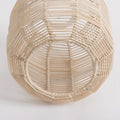ＡＷＨＡＯ Retro-Hängelampenschirm Geflochtener Rattan Hängelampenschirm Deckenleuchte Kronleuchter Abdeckung für Hotel Home Küche Wohnzimmer, Stil K