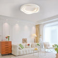 HTsilphelene Moderne Deckenleuchte, 40cm Dimmbare 3000K-6500K Deckenlampe Schlafzimmer, Minimalistische Kreativitätsform Lampe Deckenlampe für Wohnzimmer Schlafzimmer Küche Flur (A 40CM)