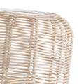 ＡＷＨＡＯ Retro-Hängelampenschirm Geflochtener Rattan Hängelampenschirm Deckenleuchte Kronleuchter Abdeckung für Hotel Home Küche Wohnzimmer, Stil K