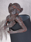 Affenlampe Monkey Leuchte Tierfigur Lampe Affe Nachttischlampe ohne Leuchtmittel Nachttischleuchte 54cm cw260 Palazzo Exklusiv