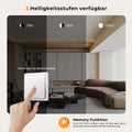 Matane 2Stück Deckenlampe LED Deckenleuchte Flach, 18W 1800LM 3000K/4000K/5000K, Rund LED Lampen Deckenlampen, Decke Lampe für Flur Keller Bad Küche Schlafzimmer, Ultra Dünn Ø22 CM