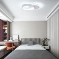 Aeyytoe LED Deckenlampe, 24W LED Deckenleuchte, Modern Runder Schlafzimmer-Kronleuchter Lampe für Bad Flur Schlafzimmer Balkon Wohnzimmer Küche