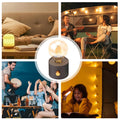 Bexdug Vintage Schreibtischlampe, LED Camp Light,Niedliche Tischlampe - LED-Schlafzimmer-Schlaflicht, kreatives Atmosphärenlicht, dekorative Tischlampe, Camping-Zubehör für drinnen und draußen