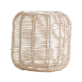 ＡＷＨＡＯ Retro-Hängelampenschirm Geflochtener Rattan Hängelampenschirm Deckenleuchte Kronleuchter Abdeckung für Hotel Home Küche Wohnzimmer, Stil K