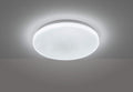 EGLO Deckenlampe Pogliola-S, Ø 31 cm, Kristalleffekt LED Deckenleuchte, 1 flammige Wohnzimmerlampe aus Stahl und Kunststoff, Lampe weiß, Kinderzimmerlampe, Küchenlampe, Bürolampe, Flurlampe Decke