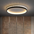SEATAIN LED Deckenleuchte 3000K warmes Licht Schlafzimmerlampe, 30W 30cm rund schwarz Aushöhlen Design „Vogelnest“ Deckenlampe Schlafzimmer, 3000lm Nicht dimmbar