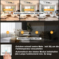 ZMH LED Deckenleuchte Wohnzimmer Deckenlampe - 48W Dimmbar Schlafzimmerlampe Schwarz Küchenlampe mit Fernbedienung aus Metall Modern Wohnzimmerlampe für Schlafzimmer Esszimmer Küche Flur Kinderzimmer