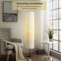 LALISU Stehlampe Papier Lampe Moderne Stehlampen mit Lampenschirm, Stehlampe für für Wohnzimmer Mit Fußschalter, Schlafzimmer und Arbeitszimmer (White-03)