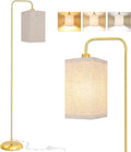 Ruiever Quadratische Lampenschirme, 2er-Set, Leinen-Lampenschirme (L x B x H): 16 x 17 x 24 cm, einfache Montage, Ersatz-Stoffschirme für Tischlampen, Stehlampen, Beige