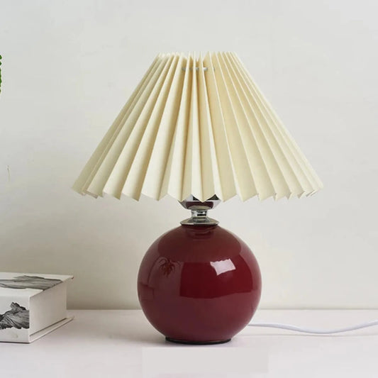 antikfalten-tischlampe-vintage-klassisch-faltenschirm-warmbeleuchtung-elegant-xlumina