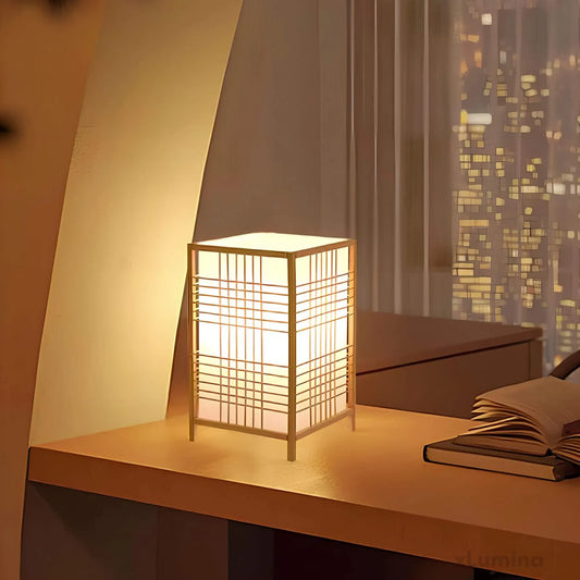 Edo-Elegance-Tischlampe-Japanischer-Stil-mit-Raffinierter-Asthetik-xlumina