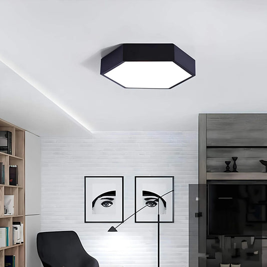 ulti-modern-led-hexagon-ceiling-light-40cm-white-black-xlumina