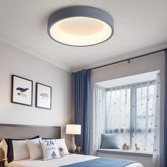 Nordlux Led-Deckenleuchte - Moderne Skandinavische Beleuchtung Grau / 30Cm Warmweiß Deckenlampe