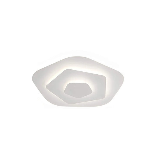 Quinn - Modern Nordisch Runde Led Deckenleuchte Weiß A / Tageslichtweiß Deckenlampe